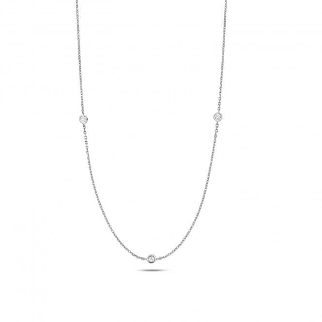 Diamond Jewellery 9ct White Gold Diamond Necklace ND101W