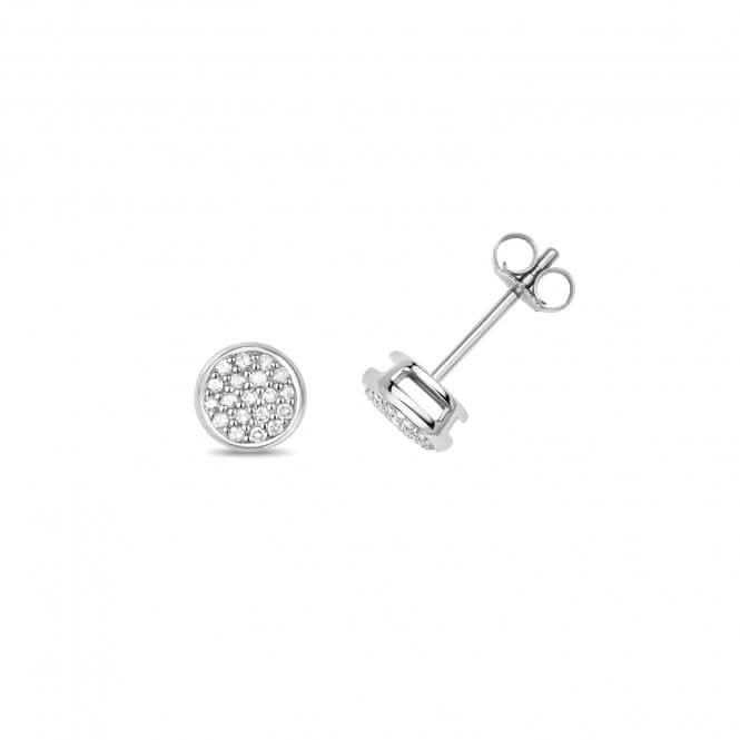 Diamond Jewellery 9ct White Gold Diamond Studs DE154W