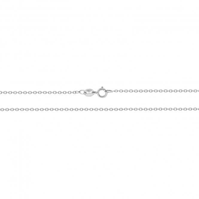 9ct White Gold Rolo Chain CH210WAcotis Gold JewelleryCH210W/18