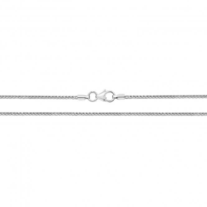 9ct White Gold Spiga Chain CH487WAcotis Gold JewelleryCH487W/16