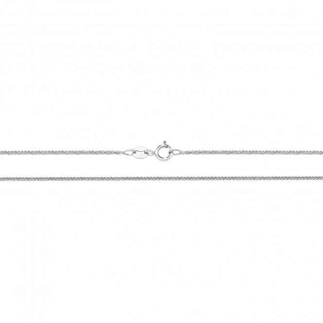 9ct White Gold Wheat Chain CH224WAcotis Gold JewelleryCH224W/18