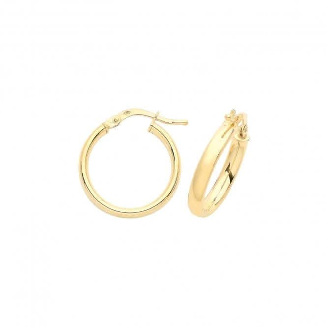 9ct Yellow Gold 20mm Hoop Earrings ER890Acotis Gold JewelleryER890 - 15