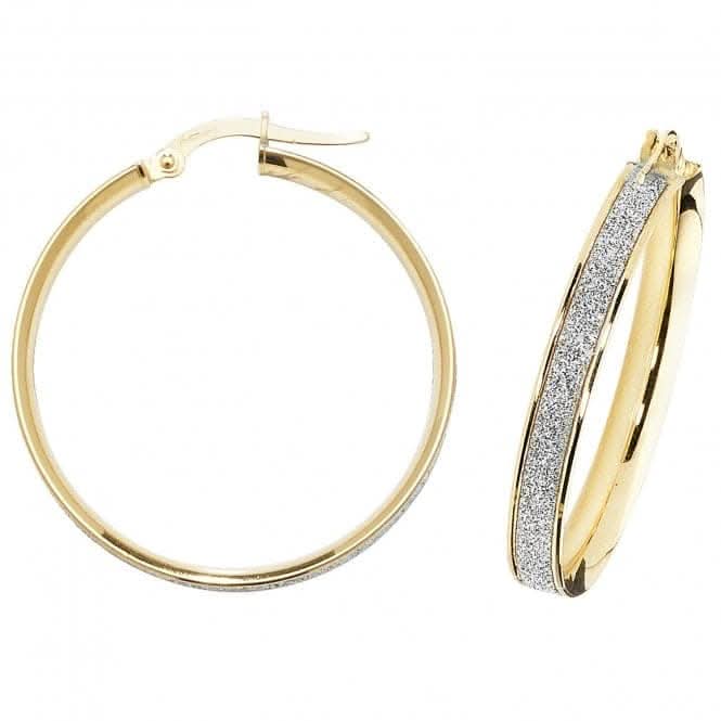 9ct Yellow Gold 50mm Hoop Earrings ER1023Acotis Gold JewelleryER1023 - 25