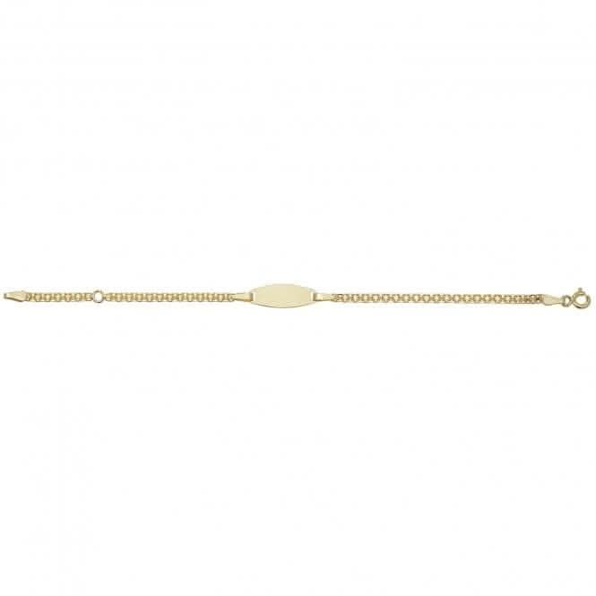 9ct Yellow Gold Babies ID Bracelet