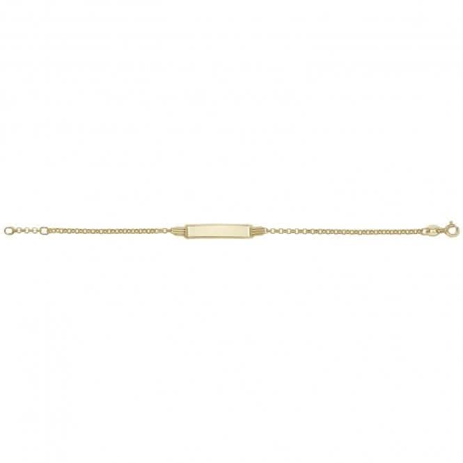9ct Yellow Gold Babies ID Bracelet