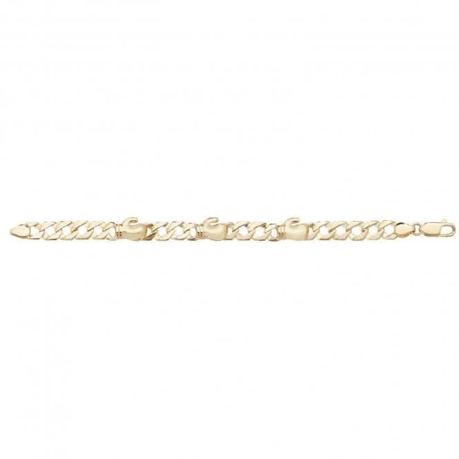 9CT Yellow Gold Babies Bracelet BR551
