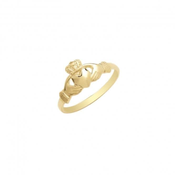 9ct Yellow Gold Babies-Child Claddagh Ring RN927