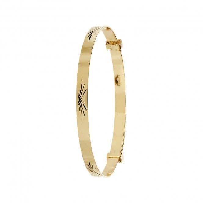 9ct Yellow Gold Babies Exp 3mm Bangle BN131Acotis Gold JewelleryBN130/2
