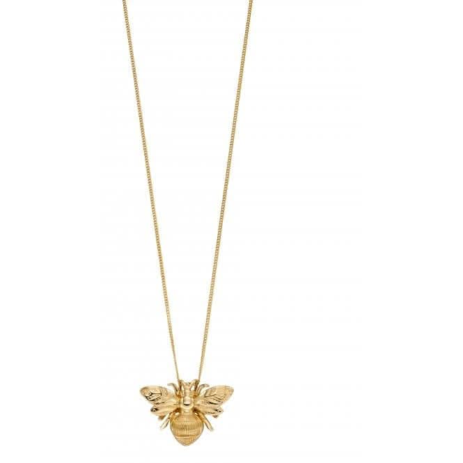 9ct Yellow Gold Bee Pendant GP2151