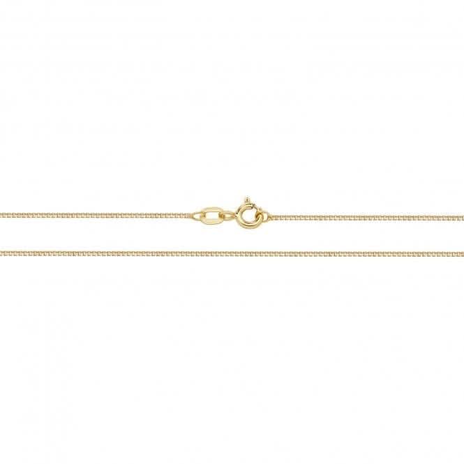 9ct Yellow Gold Box Chain CH481