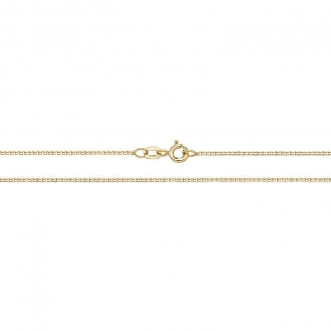 9ct Yellow Gold Box Chain CH483
