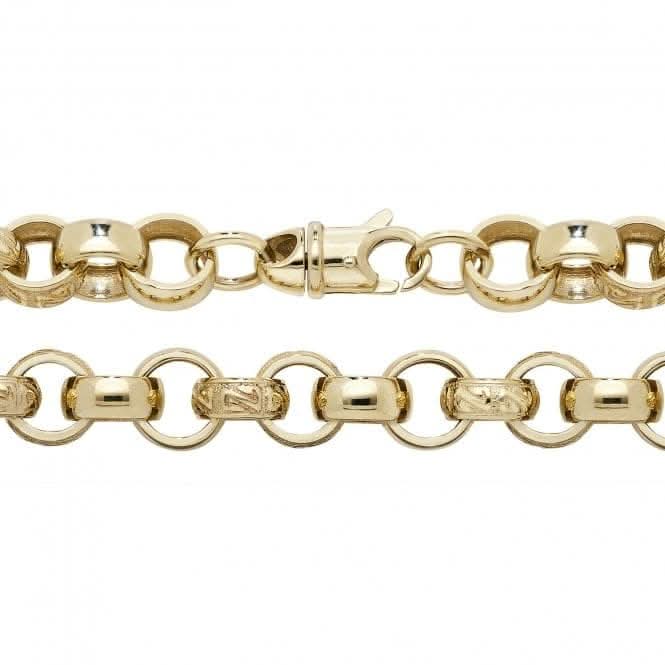 9CT Yellow Gold Chunky Belcher Chain