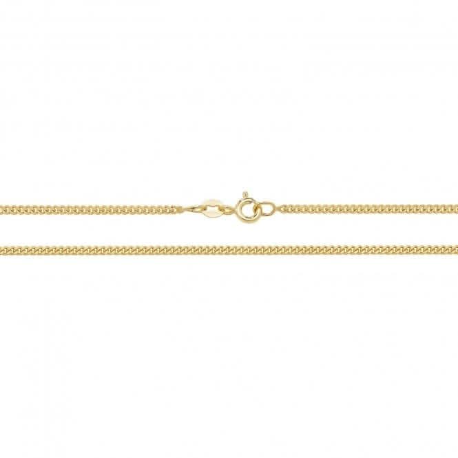 9ct Yellow Gold Close Curb Chain CH163