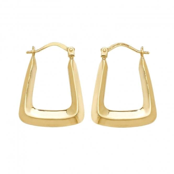 9ct Yellow Gold Creole Earrings ER550NAcotis Gold JewelleryER550N