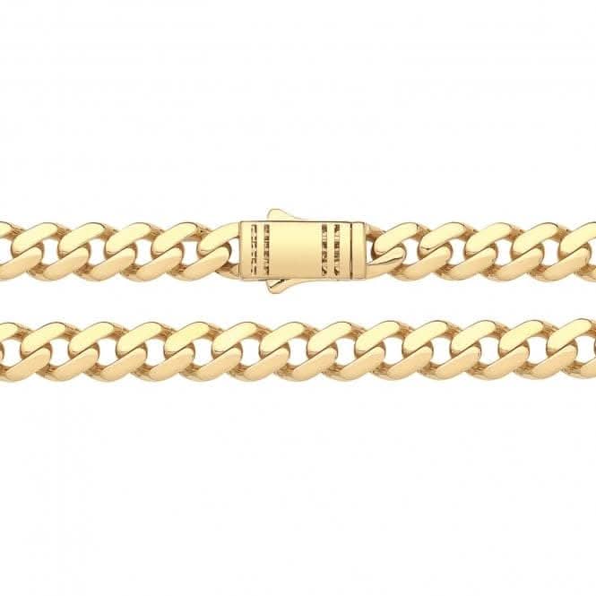 9ct Yellow Gold Cuban Link Chain CH551Acotis Gold JewelleryCH551/08