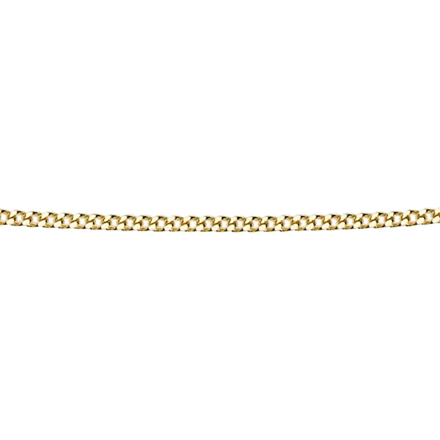 9ct Yellow Gold Curb 46+5cm Chain GN184