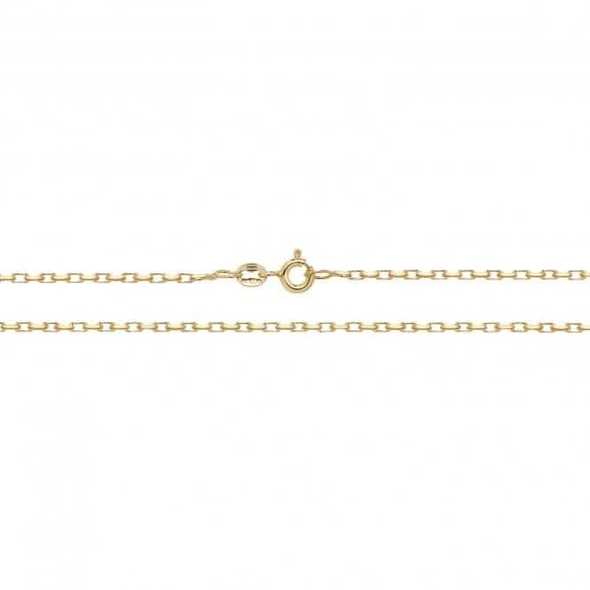 9ct Yellow Gold Chunky Double Curb Belcher Chain