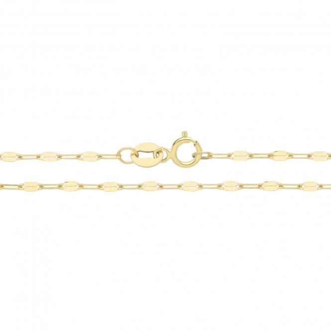 9ct Yellow Gold Disc Chain CH576