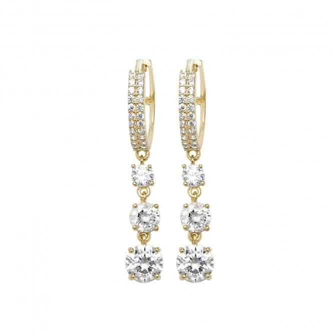 9ct Yellow Gold Drop Earrings ER1111