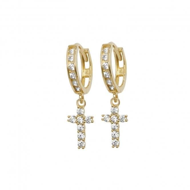 9CT Yellow Gold Drop Earrings ER1124