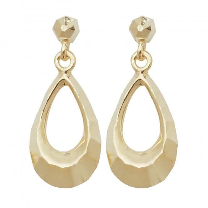 9ct Yellow Gold Drop Earrings ES452