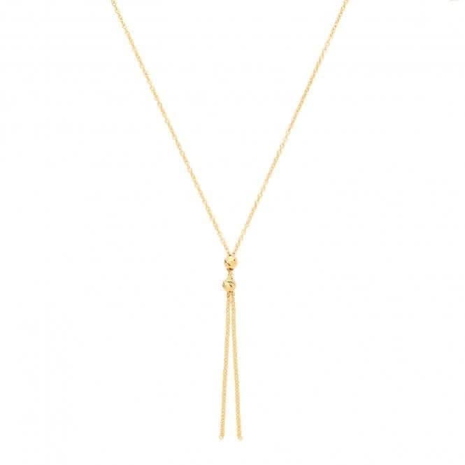 9ct Yellow Gold Drop Necklet NK374