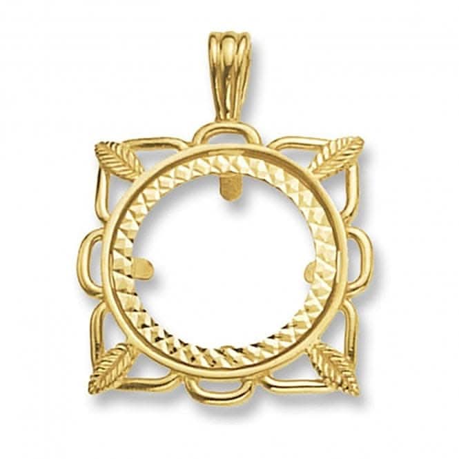 9ct Yellow Gold Full Coin Mount Pendant PN510FAcotis Gold JewelleryPN510F