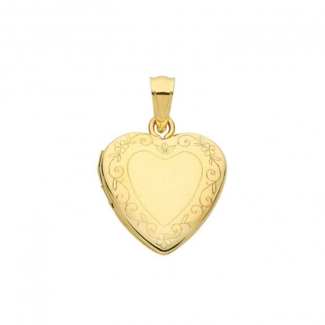 9ct Yellow Gold Heart Locket PN1095Acotis Gold JewelleryPN1095