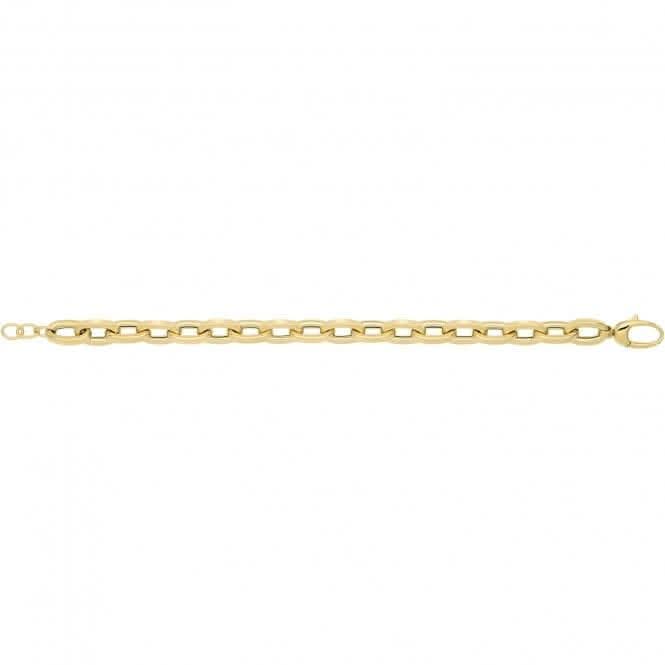 9CT Yellow Gold Hollow Bracelet BR692