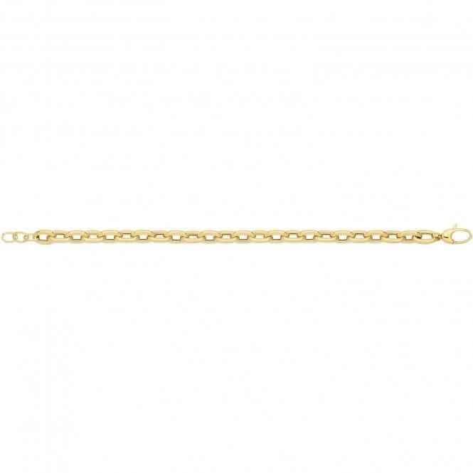 9CT Yellow Gold Hollow Bracelet BR693