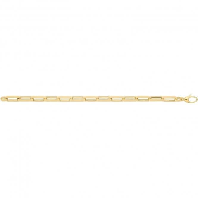 9ct Yellow Gold Hollow Bracelet BR695Acotis Gold JewelleryBR695