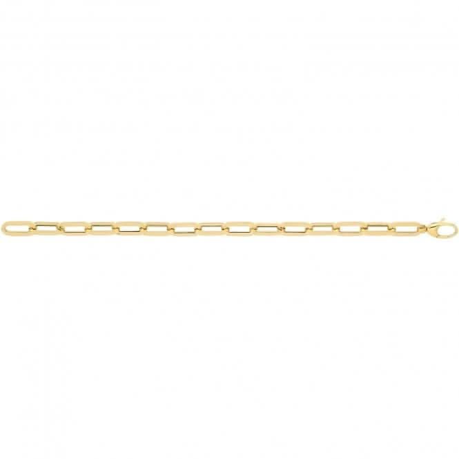 9ct Yellow Gold Hollow Bracelet BR697Acotis Gold JewelleryBR697