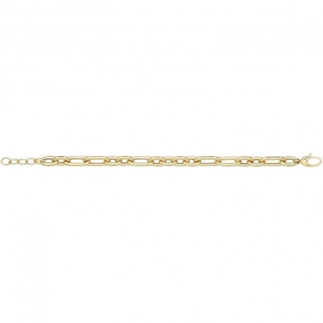 9ct Yellow Gold Hollow Bracelet NK451B