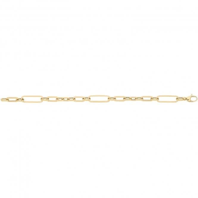 9ct Yellow Gold Hollow Bracelet NK460B