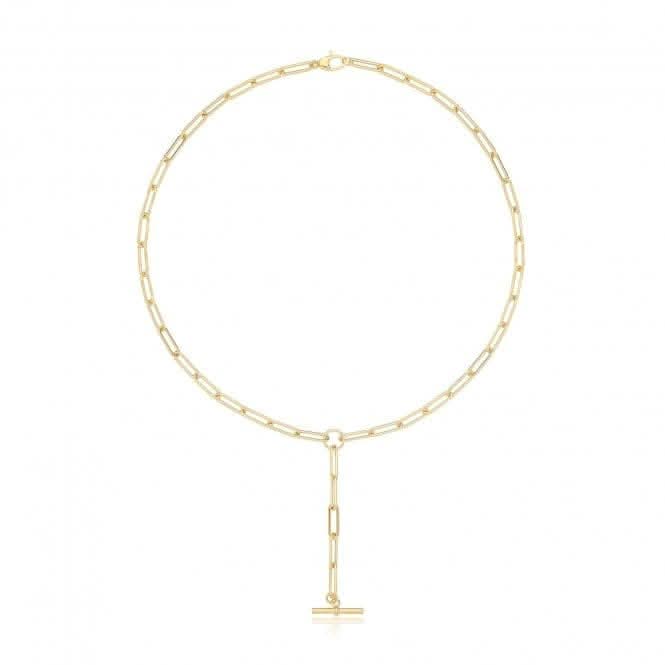 9ct Yellow Gold Hollow Necklace NK458