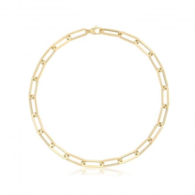 9ct Yellow Gold Hollow Necklace NK459Acotis Gold JewelleryNK459