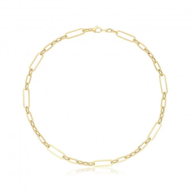 9ct Yellow Gold Hollow Necklace NK460