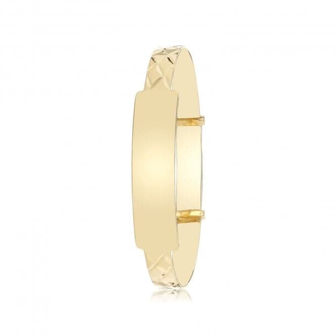 9ct Yellow Gold Id Baby Bangle BN424IDAcotis Gold JewelleryBN424ID