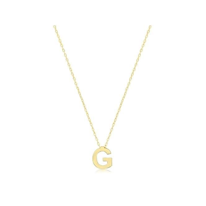9ct Yellow Gold Initial Necklace NK435/G