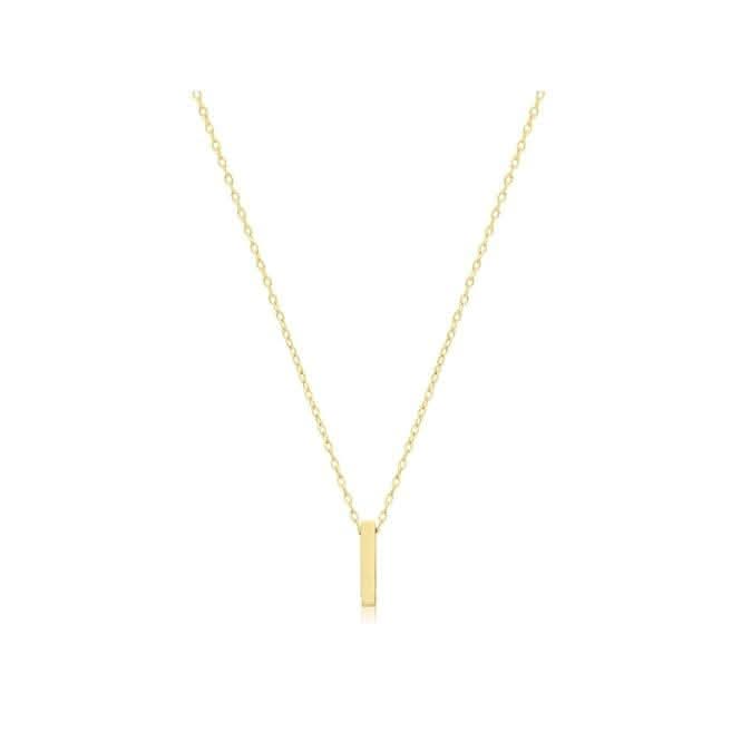 9ct Yellow Gold Initial Necklace NK435/I