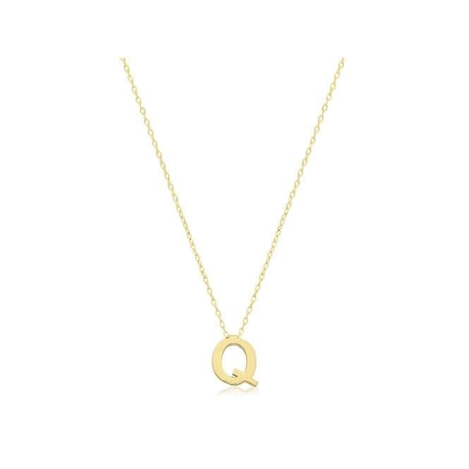 9ct Yellow Gold Initial Necklace NK435/Q