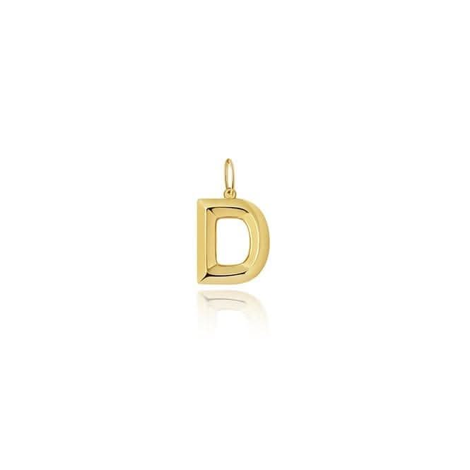 9ct Yellow Gold Initial Pendant PN1069/DAcotis Gold JewelleryPN1069/D