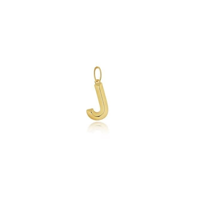 9ct Yellow Gold Initial Pendant PN1069/J