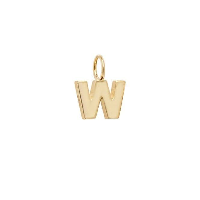 9ct Yellow Gold Initial Pendant PN1070/W