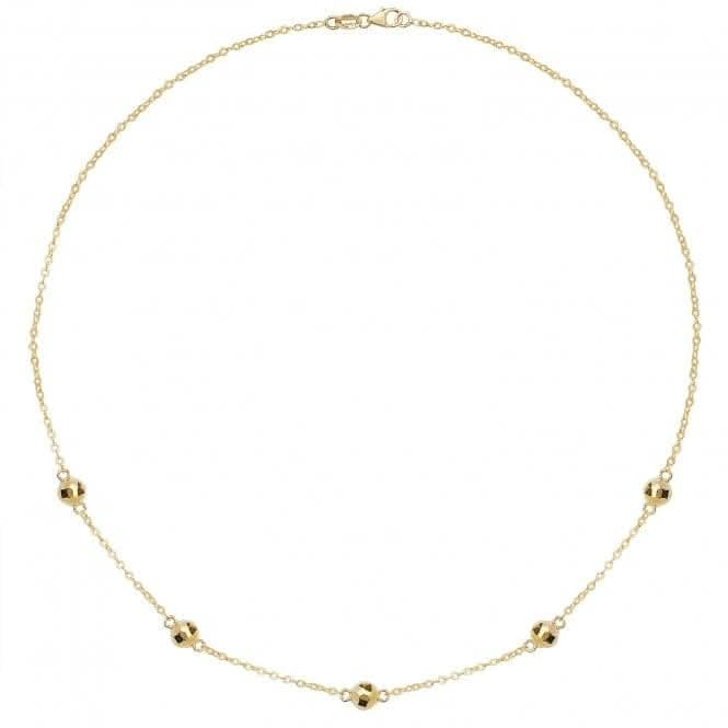 9ct Yellow Gold Ladies Necklet NK064