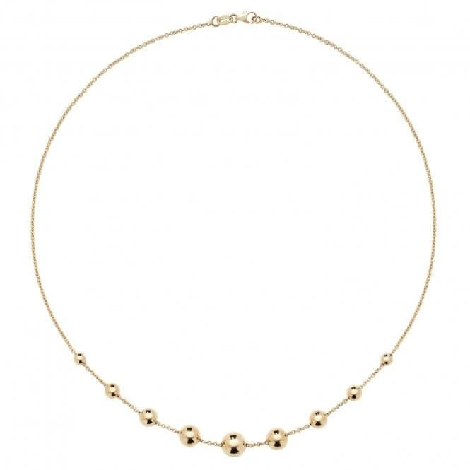 9ct Yellow Gold Ladies Necklet NK085