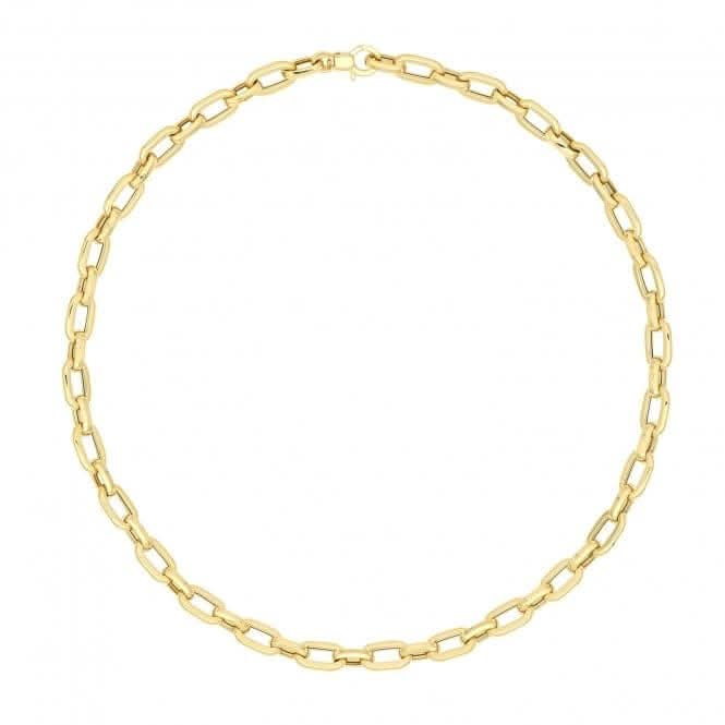 9ct Yellow Gold Ladies Fancy Necklet NK411