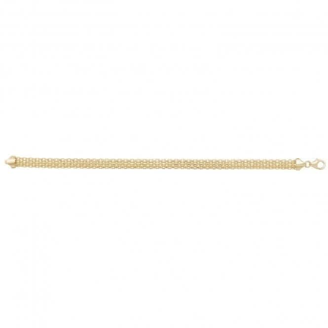 9ct Yellow Gold Ladies Bracelet NK086B