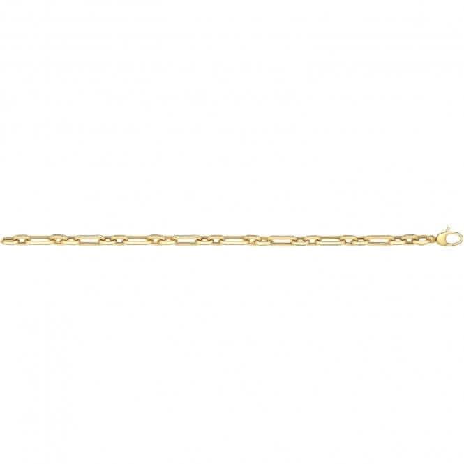 9ct Yellow Gold Ladies 7.5 Inches Fancy Bracelet BR564Acotis Gold JewelleryBR564