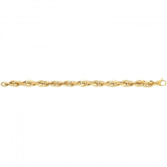 9ct Yellow Gold Ladies 7.5 Inches Fancy Bracelet BR623Acotis Gold JewelleryBR623